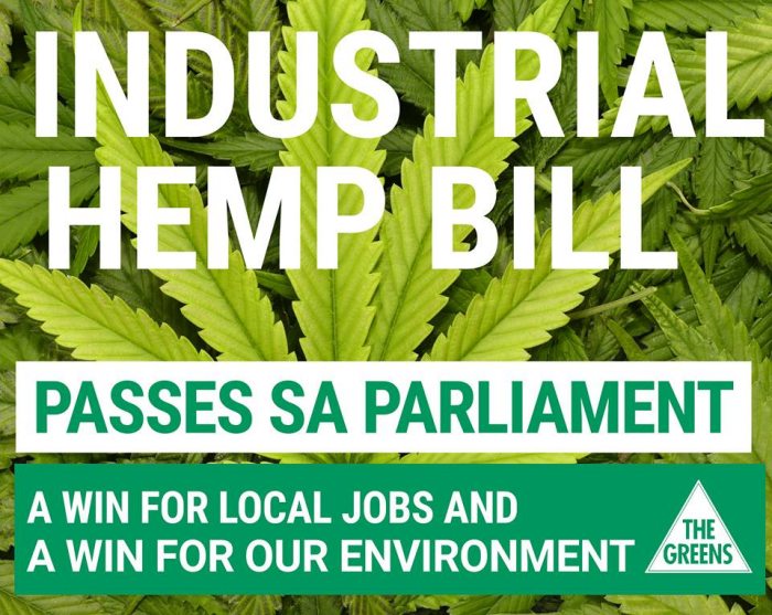 South Australia’s Industrial Hemp Bill Passes
