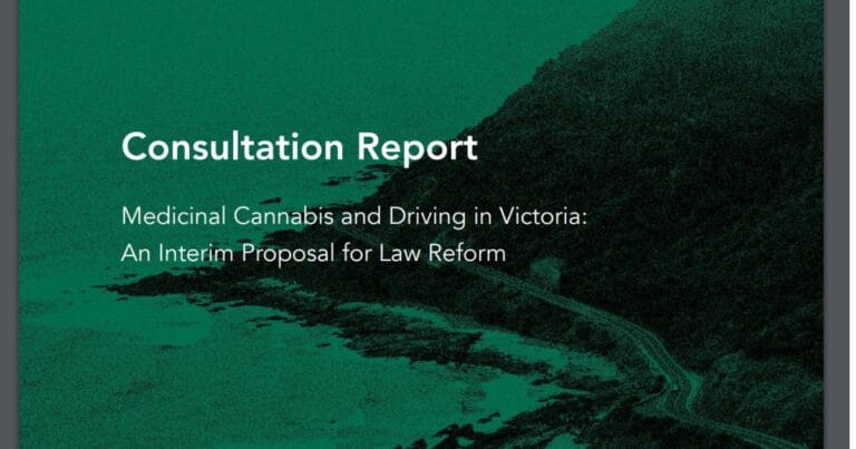 Medical cannabis driving laws in Victoria.