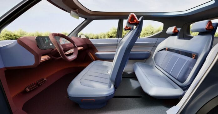 Interior of Kia's Concept EV2