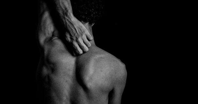 A person with musculoskeletal pain