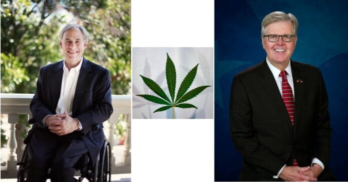 Texas Lt. Gov. Dan Patrick and Governor Greg Abbott's