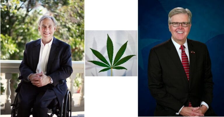 Texas Lt. Gov. Dan Patrick and Governor Greg Abbott's