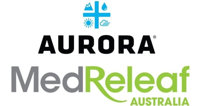 Aurora Cannabis and MedReleaf Australia