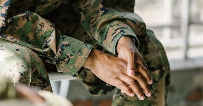 Military veteran with PTSD