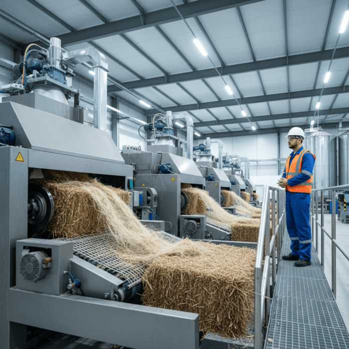 Hemp Fibre Processing Plant for German Building Materials