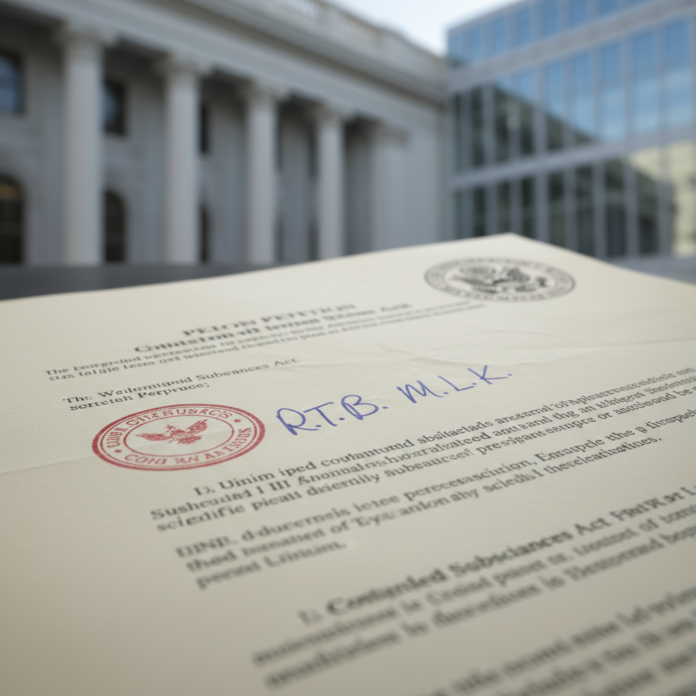 Psilocybin Rescheduling Urged by Attorney After Trump Order